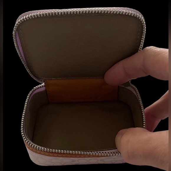 Coach Lilac Signature Pill Box - Picture 3 of 3